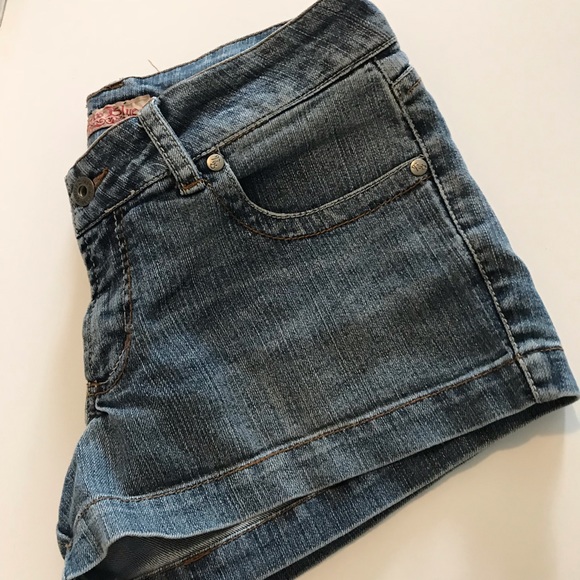 Paris Blues Blue Jean Shorts-7 - Picture 4 of 4